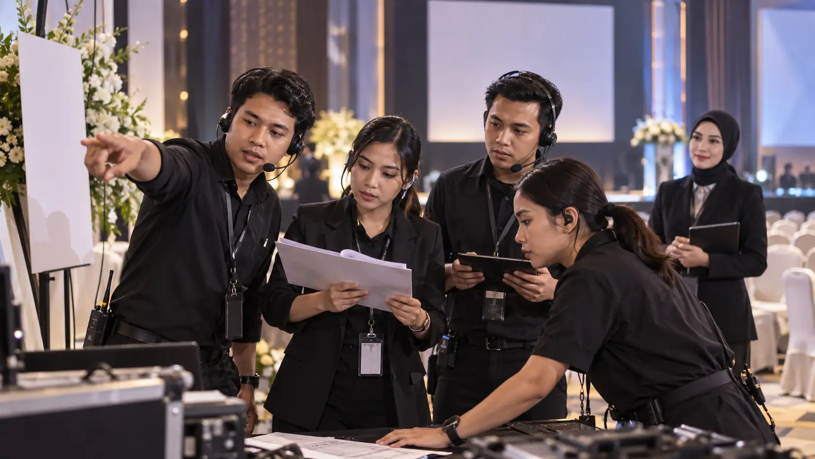Fanny Naftalena berkoordinasi dalam pelaksanaan event