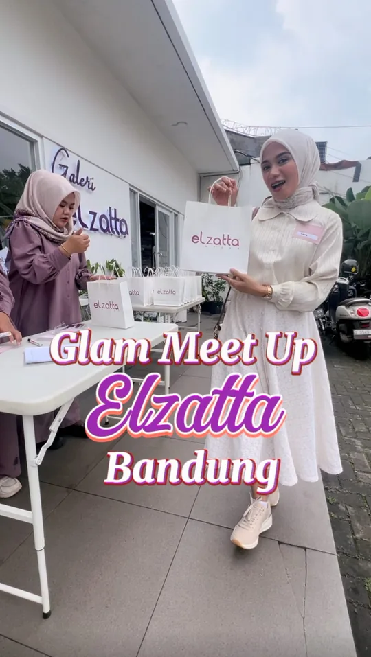 Konten kolaborasi bersama Elzatta Bandung