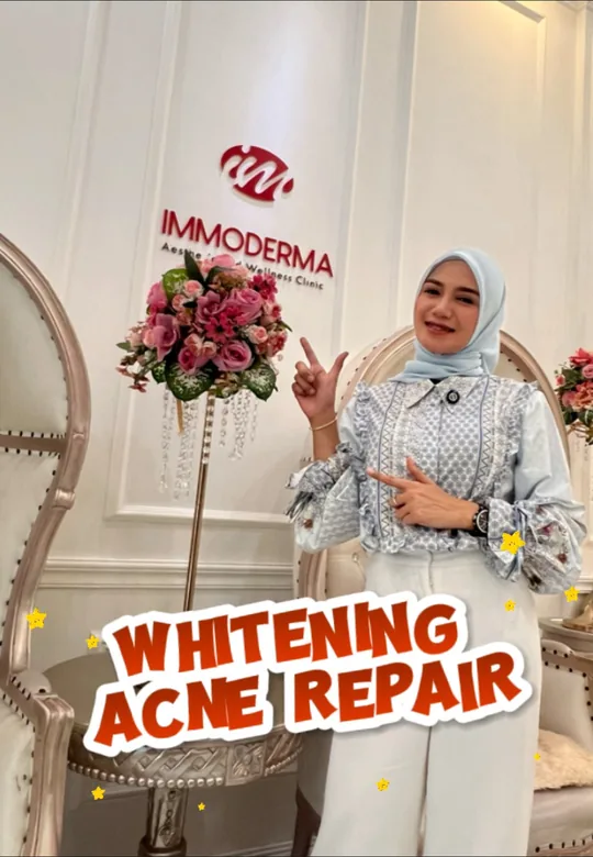 Konten kolaborasi bersama Immoderma Aesthetic and Wellness Clinic