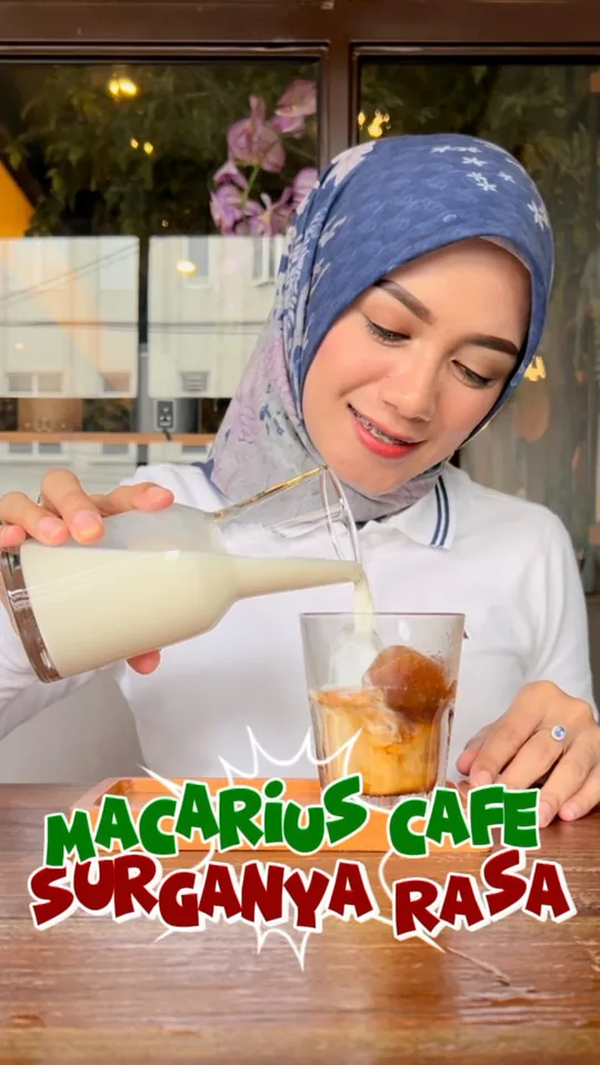 Konten kolaborasi bersama Macarius Cafe