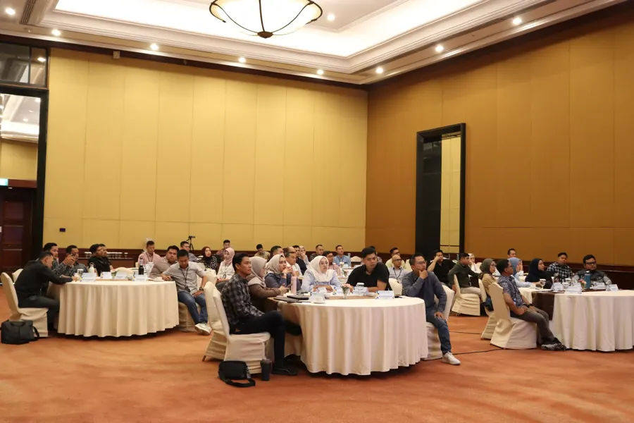 Suasana kelas pelatihan Account Officer KPR dan KKB bank bjb di Hotel Aryaduta Bandung