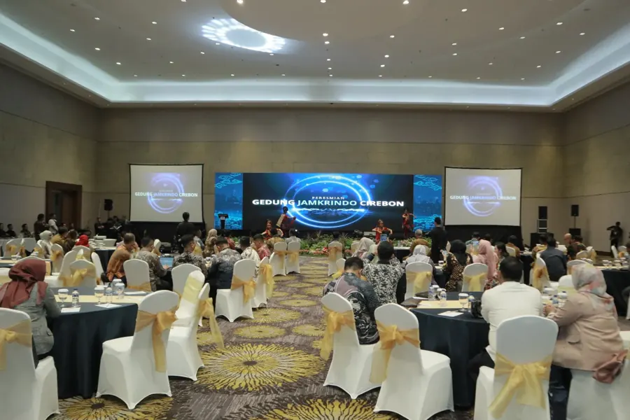 Suasana ballroom saat peresmian Gedung Jamkrindo Cirebon di Swissbell Hotel Cirebon
