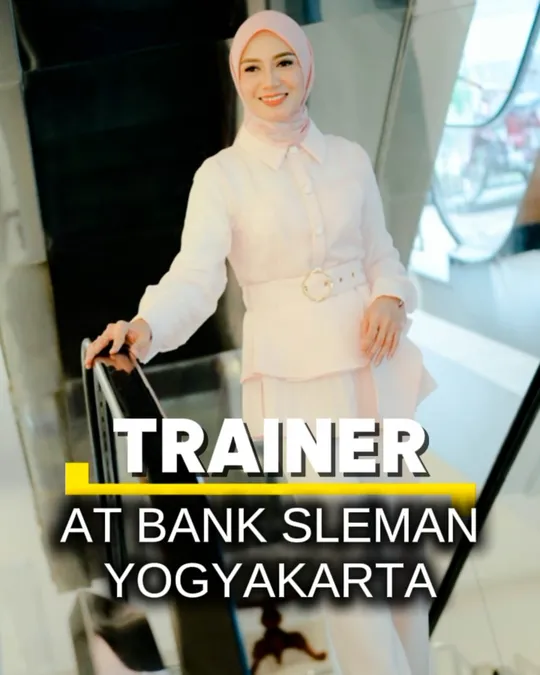 Fanny Naftalena sebagai trainer di Bank Sleman Yogyakarta