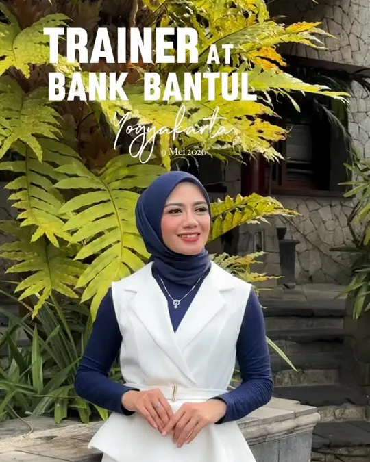 Fanny Naftalena sebagai trainer di Bank Bantul Yogyakarta