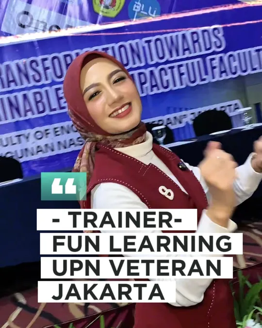 Fanny Naftalena membawakan Fun Learning di UPN Veteran Jakarta